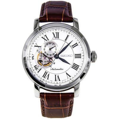 Seiko klassieke open heart automatic 41mm Staal | SSA231K1