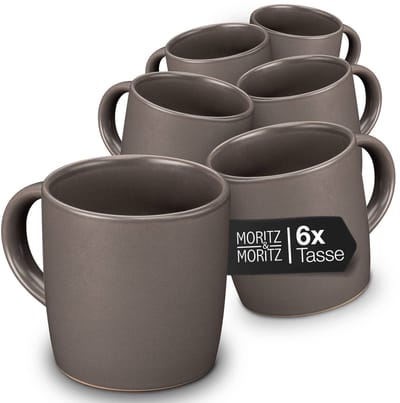 Moritz & Moritz NORDIC 6-delige kopjesset grijs