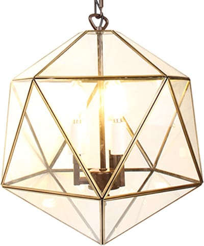 Lumilamp Hanglamp 40x40x175cm Transparant Metaal