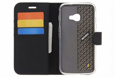 Accezz Hoesje - Geschikt voor Samsung Galaxy Xcover 4 / Xcover 4S - Wallet Softcase Bookcase - Zwart