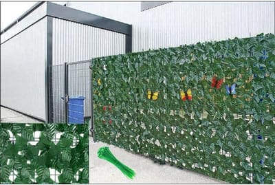 Decoratieve Tuinomheining - Privacy Scherm - Buitenruimte Aankleden - 90% Privacy Beoordeling - 1 x 11 m - Groen