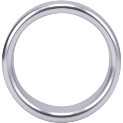 Rock Solid Brushed Alloy Cockring - Medium
