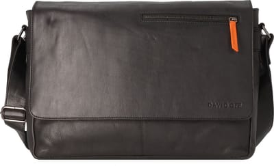Davidoff Essentials Boodschapper Leer 38 cm - cognac