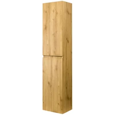 Aquazuro Hoge Badkamerkast Napoli 40cm - Scandinavisch Eik - 40x176x30cm