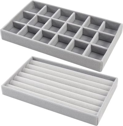 Allecto - Fluwelen Sieradenbakjes Organizer - Ruimtebesparend en