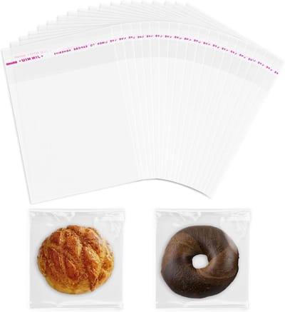 100 Herbruikbare Cellofaan Zakjes, Transparante Zelfklevende Tassen voor Koekjes, Snoep, Sieraden en Cadeaus (12x15cm/4.72x5.9inch) - Ideaal voor Verpakkingen en Presentaties