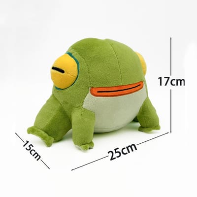 TreasuringU Hades Frinos Pluche Speelgoed Schattige Groene Kikker Knuffelpop Zacht Anime Cadeau Verjaardagscadeau beige