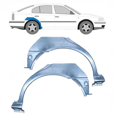 Reparatiepaneel achterspatbord voor Skoda Octavia I 1996-2010 / Links + Rechts