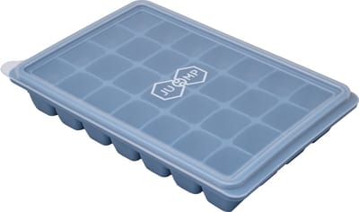 JU&MP Square IJsblokjesvorm - IJsblokjes - IJsblokjesvorm met Deksel - Blauw
