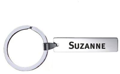 Sleutelhanger Met Naam - Suzanne - RVS