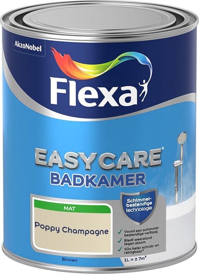 Flexa - Easycare Badkamer - Poppy Champagne - Mengverf - 1 L