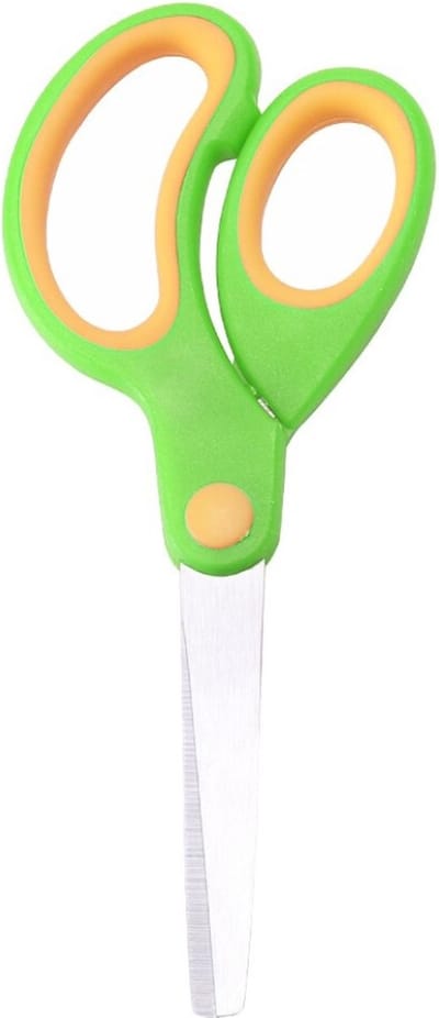 Fako Bijoux - Kinderschaar - Stainless Steel - Ronde Punt - 13cm - Groen