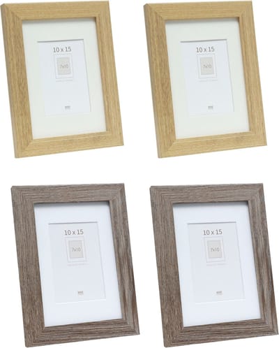 Deknudt Frames fotowand S66KMP 1 - 4 fotokaders - foto 7x10/10x15 cm