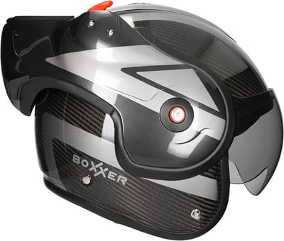 ROOF BoXXer Carbon Dart Dark Silver XS - Maat XS - Helm