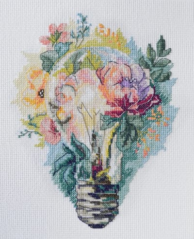 Borduurpakket ABRIS ART - Bright Thoughts - Heldere Gedachten - Level: eenvoudig