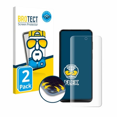 BROTECT - Screenprotector voor Motorola Moto G13 - Folie Beschermfolie transparant volledig dekking - 2 Stuks