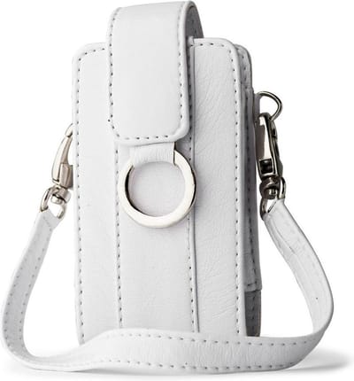 Valenta witte compact Riemclip cameratas 'Gomera' Small Leer