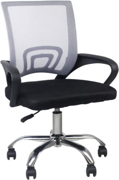 Bolt Edge Luxe Ergonomische Bureaustoel - Zwart/Lichtgrijs - Verstelbare Hoogte - Ademend - Voor Volwassenen - Op Wielen
