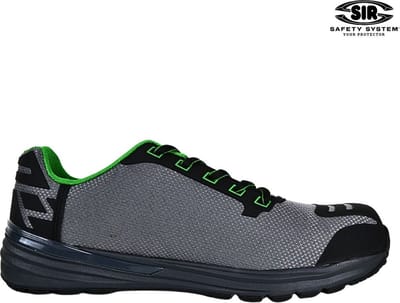 SIR SAFETY K3-PLUS Veiligheidsschoenen S3 HEREN Werkschoen Grijs - Fiberglas Neus en Composiet Tussenzool - Antislip SR - Antistatisch