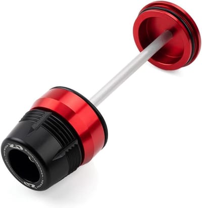 Motorfiets Achteras Bescherming - Valpads Motorfiets - Motorfiets Beschermen - CNC Aluminium POM - 25 x 8 x 8 cm