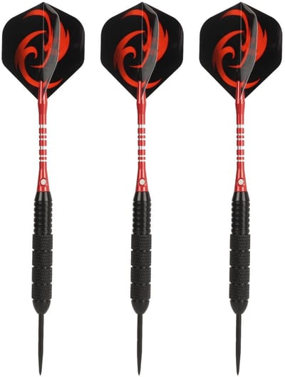 Cosensi- Darts Set 24g - Professionele Darts - Stalen Punt - Antislip Flight - Lichtgewicht Darts - Geschikt voor Dartbord - Dartpijlen