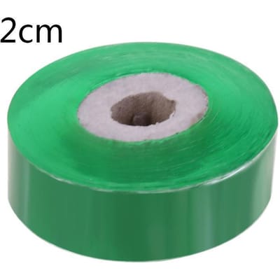 2CM Tuin Enttape, Zelfklevende Wikkelfolie voor Fruitbomen en Zaailingen, Geen Knopen Nodig, Entmembraan Bindboomriem groen