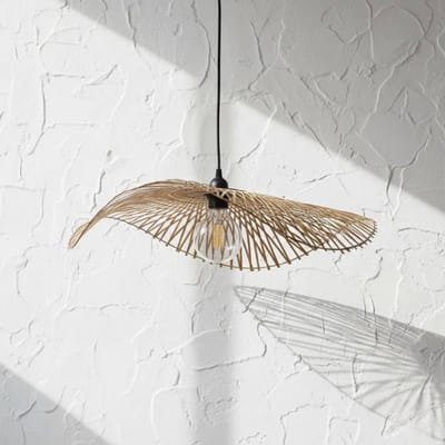 Bamboe hanglamp Serra -Ø60cm- bamboe hanglamp - 4Shine
