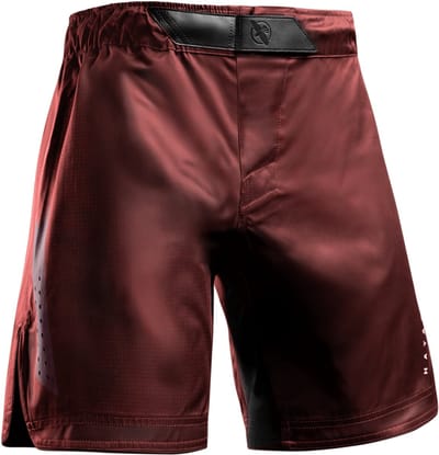 Hayabusa Core Fight Shorts voor heren - Full Length - Donkerrood - Maat S