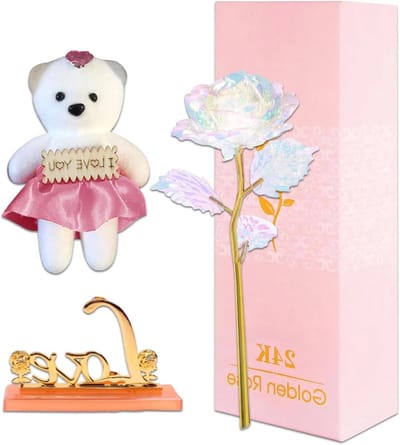 Volle Bloei Creatieve Rozen, Galaxie Rozen en Gouden Rozen Geschenken, Perfecte Cadeaus voor Verjaardagen en Moederdag
