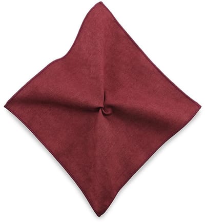 Sir Redman - Pochets - pochet Soft Touch bordeaux - bordeauxrood