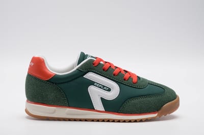 Replay - Yard Jr Boy - Jongens - Sneaker - Groen - Maat 35