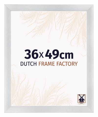 Fotolijst 36x49 cm - MDF - Zilver Mat - Praag