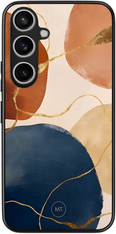 Hoesje geschikt voor Samsung Galaxy A55 - Abstract harmony - TPU Hard Case Backcover - Multi - Mooie Telefoonhoesjes
