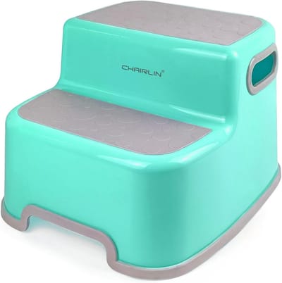 Opstapkruk voor Kinderen - Tweetraps Antislip Kinderkruk voor Toiletpottraining