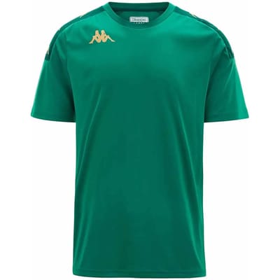 Kappa Banda Gianto Shirt Korte Mouw Heren - Groen | Maat: S