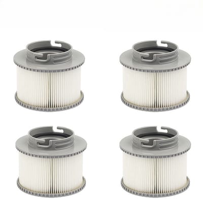 Vervangingsfilter - Zwembad filter Geschikt voor MSPA - opblaasbare - zwembaden - FD2089 4-pack - geschikt voor opblaasbare zwembaden zoals Toscane, Elegance, Camaro, Alpine, Blue Sea, Silver Cloud, Castro.
