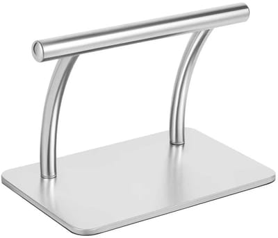 Velori Kapper Voetsteun RVS - Barber Chair Voetenbank - Salon Voetsteun - Kappersstoel Pedaal - Vrijstaande Voetsteun - Roestvrijstalen Voetensteun 29,5x19x20,5 cm
