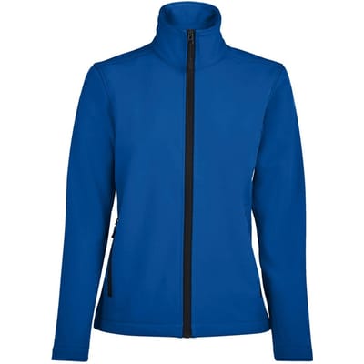 SOLS Dames/dames Race Full Zip Water Repellent Softshell Jacket (Koningsblauw)