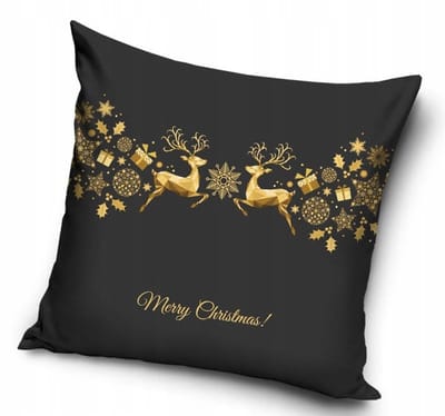 Kerst Kussenhoes 40x40cm Zacht Velvet Decoratief