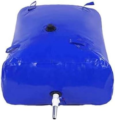Opvouwbare Watertank - Waterzak Kraan - Buitenactiviteiten Opslag - Ingebouwde Kraan - 670 Liter - Blauw