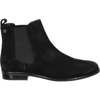 Enkellaarsjes met fluweeleffect en elastiek WF200004A dames