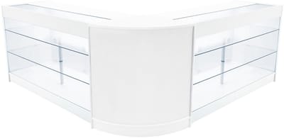 Helios led toonbank set cm60 & 2x k1500 - wit - 150+60