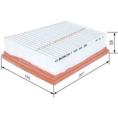 Luchtfilter BOSCH F 026 400 386