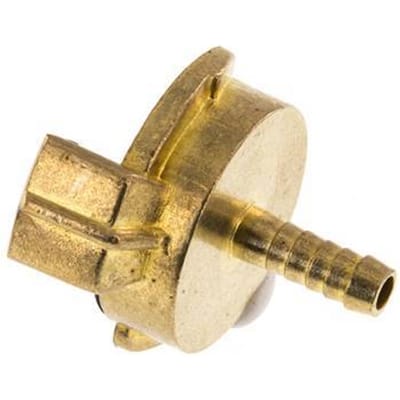 6 mm Slangpilaar Messing GEKA Tuinslangkoppeling [2 Stuks]