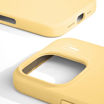 iDeal of Sweden Silicone Case geschikt voor MagSafe geschikt voor iPhone 16 Pro Max - Soft Lemon