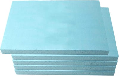 Schuimblokken - Knutselfoam Platen - Modelleren Beeldhouwen - Hoge Dichtheid - 30x20x2 cm - Blauw