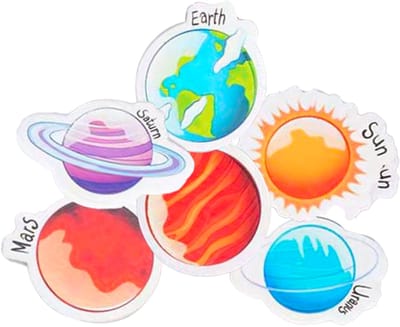 Duckiez Eraser. Planet - 1 stuk