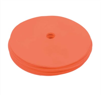 Floormarker set á 10 stuks - Oranje - Antislip markeerschijven - Pannenkoeken Sport