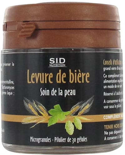 S.I.D Nutrition Huidverzorging Biergist 30 Capsules