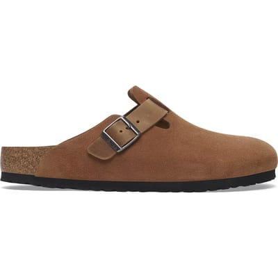 Birkenstock Boston heren clog - Cognac - Maat 43